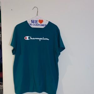 cute champion short sleeves t shirt